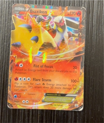 Pokemon TCG Black Star Promo #XY54 Blaziken EX — front
