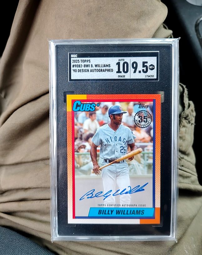 2025 Topps #90B2-BWI Billy Williams — front