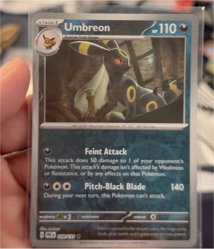 2025 Pokémon TCG Prismatic Evolutions #059 Umbreon — front