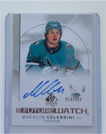 2024-25 SP Authentic Future Watch #Macklin Celebrini — front