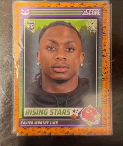 2024 Panini Score-A-Treat #50 Xavier Worthy — front