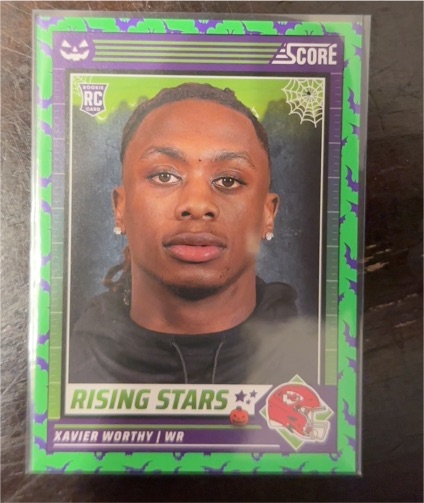 2024 Panini Score-A-Treat #50 Xavier Worthy — front