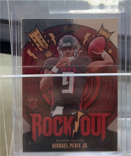 2024 Panini Absolute #RO-MPJ Michael Penix Jr. Rock Out — front