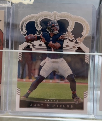 2021 Panini Chronicles Crown Royale #CR-4 Justin Fields Rookie Card — front
