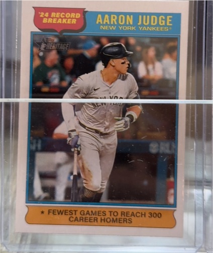 2025 Topps Heritage #3 Aaron Judge — front