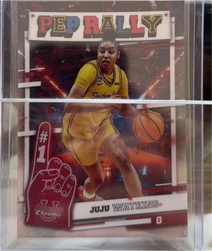 2024-25 Bowman University Chrome #PR-22 Juju Watkins Pep Rally — front