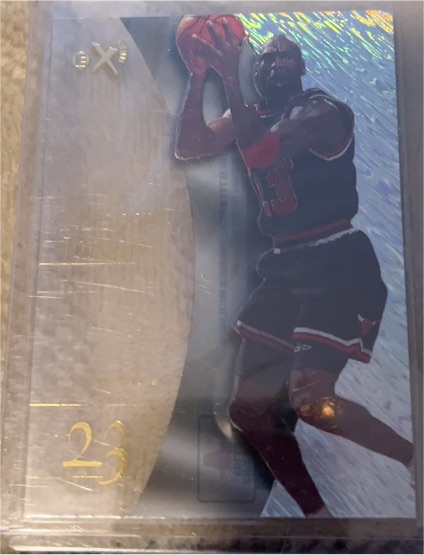 1997 Skybox E-X 2001 #9 Michael Jordan — front