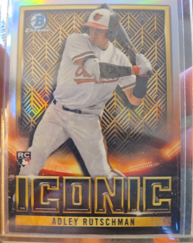 2023 Bowman Chrome Iconic #BI-21 Adley Rutschman Rookie — front