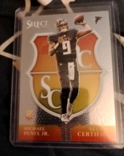 2024 Panini Select #9 Michael Penix Jr. Select Certified Rookies RC — front