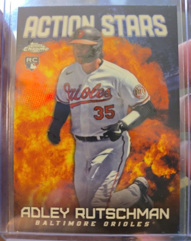 2023 Topps Chrome Update #ASC-1 Adley Rutschman Action Stars — front