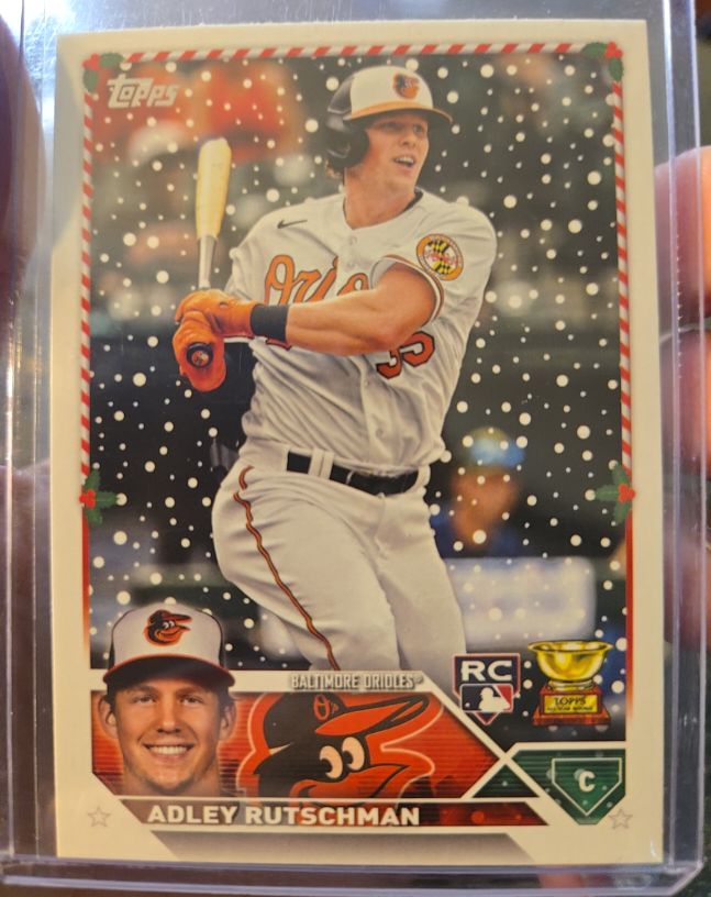 2023 Topps Holiday #H50 Adley Rutschman — front