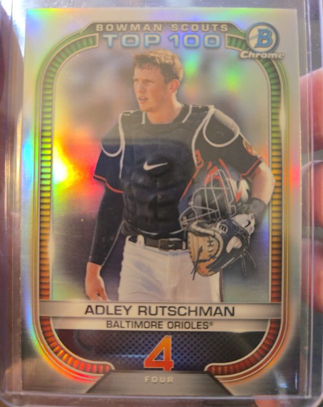 2021 Bowman Chrome Scouts Top 100 #BTP-4 Adley Rutschman — front