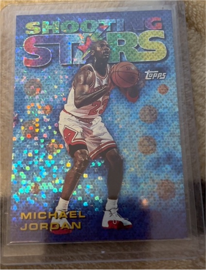 1997 Topps Shooting Stars #6 Michael Jordan — front