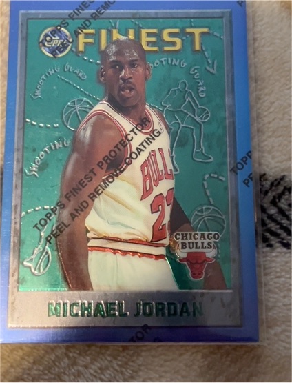 1995-96 Topps Finest #229 Michael Jordan — front