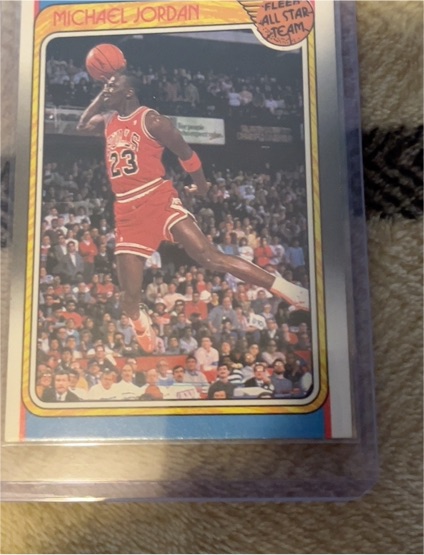 1988-89 Fleer #120 Michael Jordan All Star Team — front