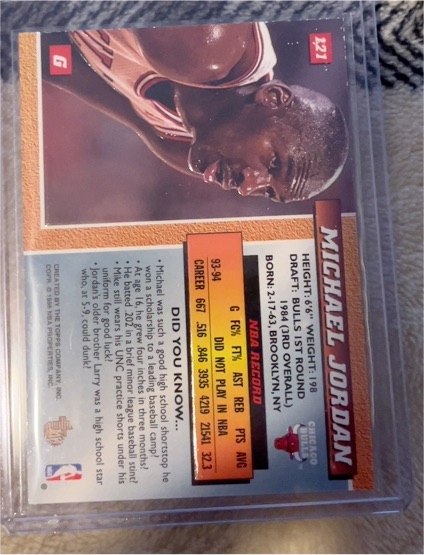 1992-93 Upper Deck #121 Michael Jordan — front