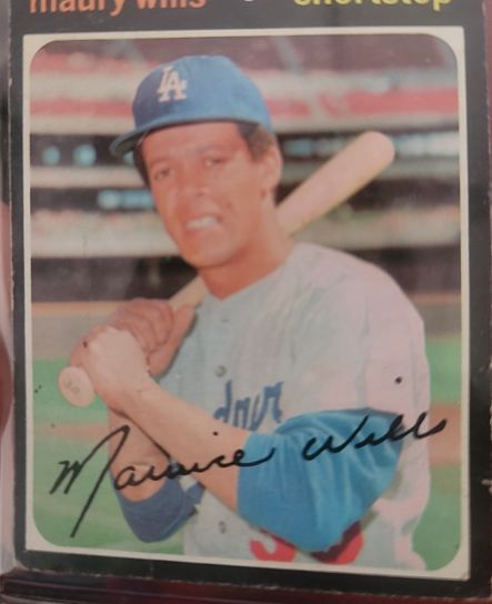 1971 Topps #385 Maury Wills — front