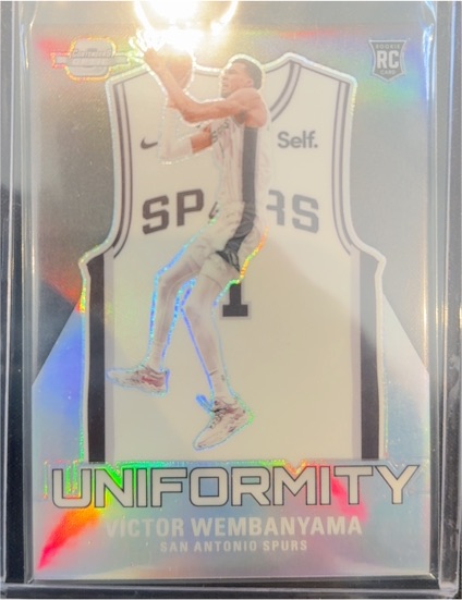 2023-24 Panini Contenders Optic Uniformity #Victor Wembanyama — front