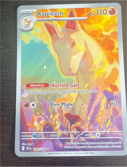 2025 Pokémon #189 Rapidash — front