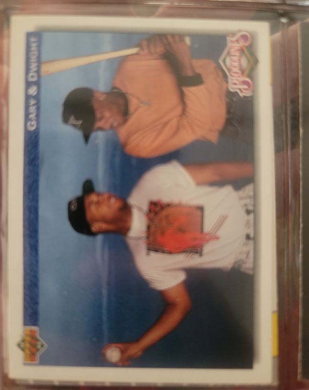 1992 Upper Deck #84 Gary Sheffield / Dwight Gooden — front