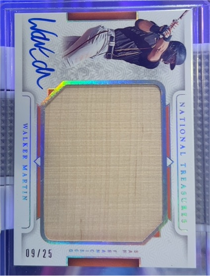 2024 Panini National Treasures Prospect Jumbo Lumber Signatures Walker Martin — front