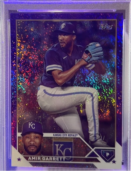 2023 Topps Purple Foilboard #PK-AG Amir Garrett — front