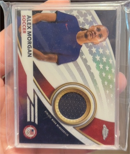 2024 Topps Chrome U.S. Olympic & Paralympic Team and Hopefuls Alex Morgan Memorabilia — front