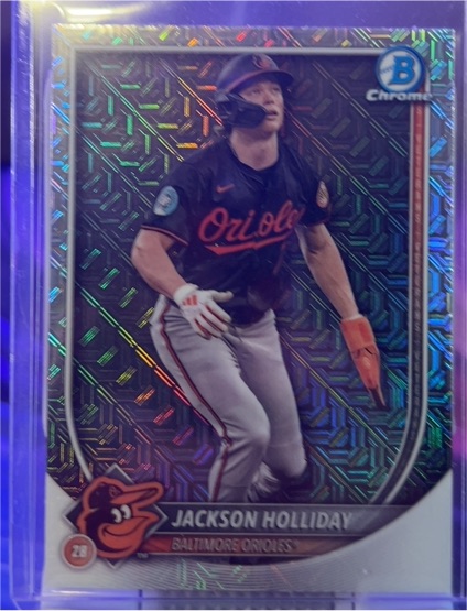 2025 Bowman Chrome #77 Jackson Holliday — front
