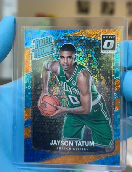 2017-18 Panini Donruss Optic #198 Jayson Tatum — front
