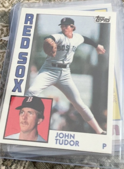 1984 Topps #601 John Tudor — front