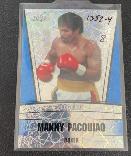 2024 Leaf Legend Manny Pacquiao — front