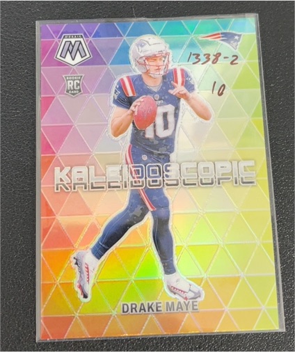 2024 Panini Mosaic Kaleidoscopic #20 Drake Maye — front
