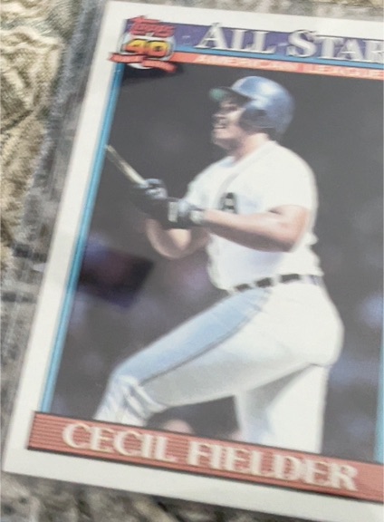 1991 Topps #403 Cecil Fielder — front
