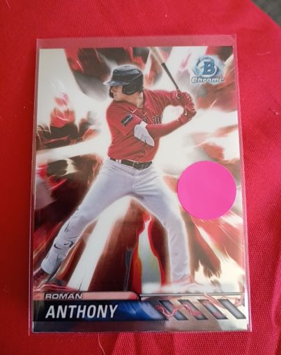 2024 Bowman Chrome Draft #PP-18 Roman Anthony — front