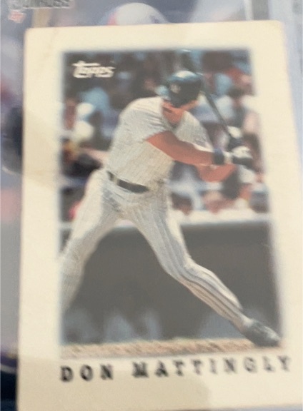 1988 Topps Major League Leaders Minis #27 Don Mattingly — front