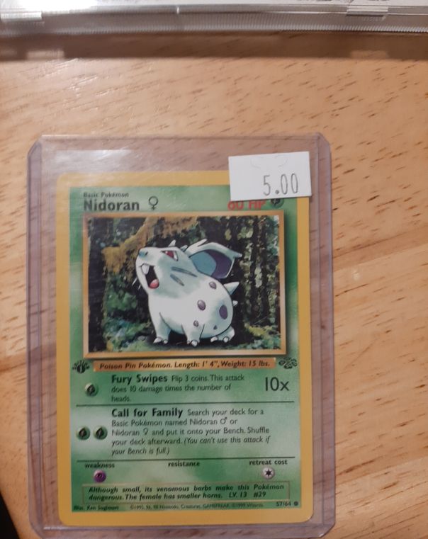 1999 Jungle #57 Nidoran ♀ — front