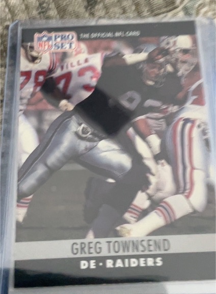 1990 Pro Set #158 Greg Townsend — front