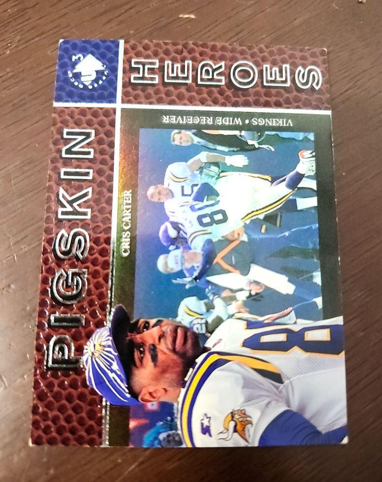 1997 Upper Deck UD3 Pigskin Heroes #64 Cris Carter — front