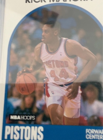 1989-90 Hoops #46 Rick Mahorn — front