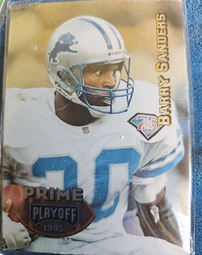 1995 Playoff Prime #20 Barry Sanders — front
