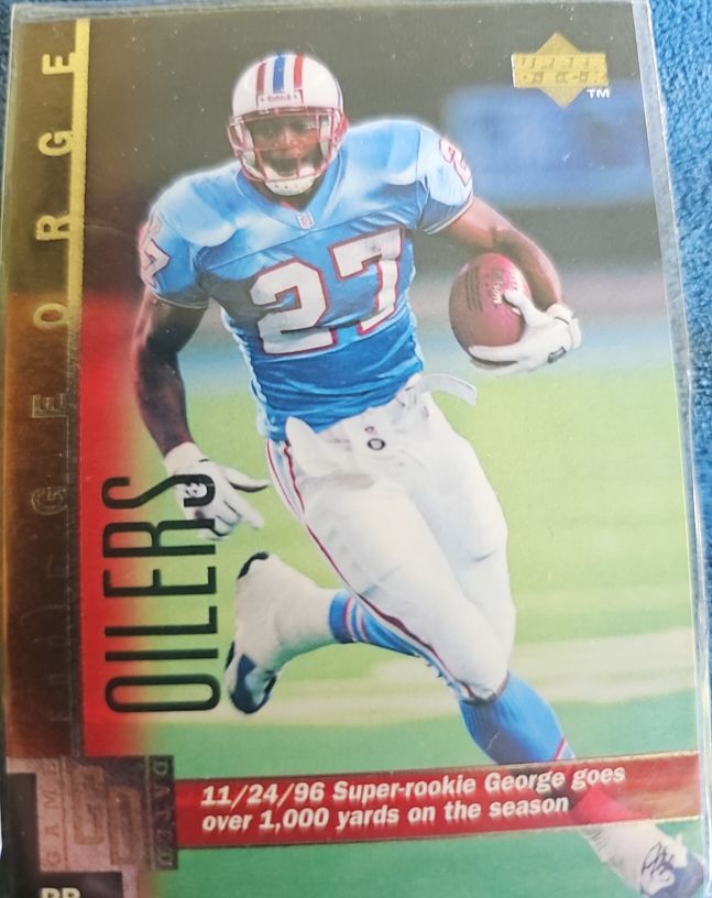 1997 Upper Deck #199 Eddie George Houston Oilers — front