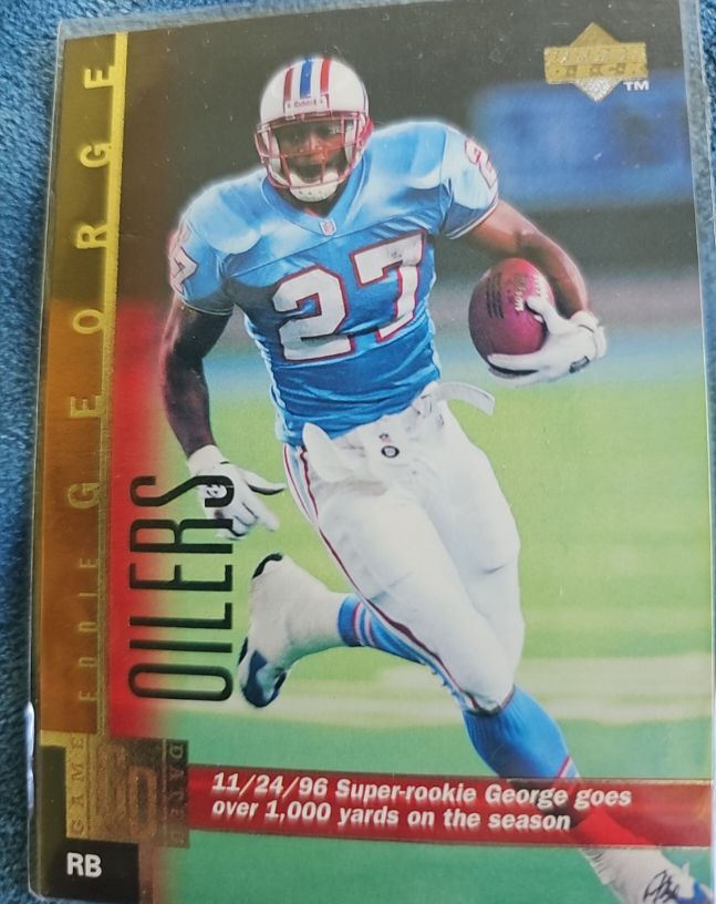 1997 Upper Deck #199 Eddie George Houston Oilers — front