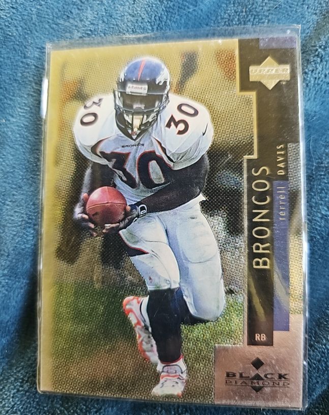 1998 Upper Deck Black Diamond #25 Terrell Davis — front