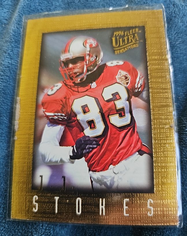 1996 Fleer Ultra Sensations #unknown John Stokes — front