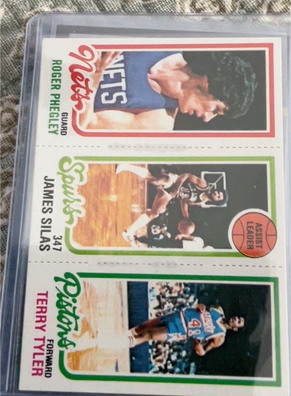 1980-81 Topps #91 Roger Phegley / James Silas / Terry Tyler — front