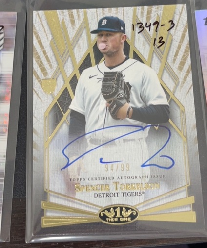 2022 Topps Tier One #1347-3 Spencer Torkelson — front