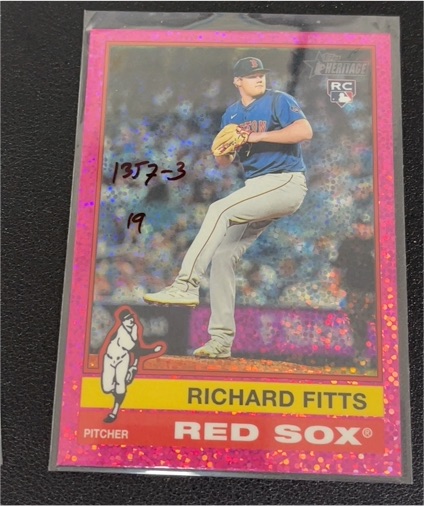2025 Topps Heritage #471 Richard Fitts — front
