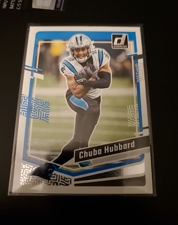 2023 Donruss #40 Chuba Hubbard — front