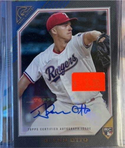 2022 Topps Gallery #RA-GO Glenn Otto Rookie Autograph — front