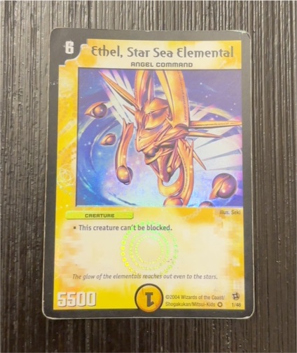 2004 Duel Masters #1/46 Ethel, Star Sea Elemental — front